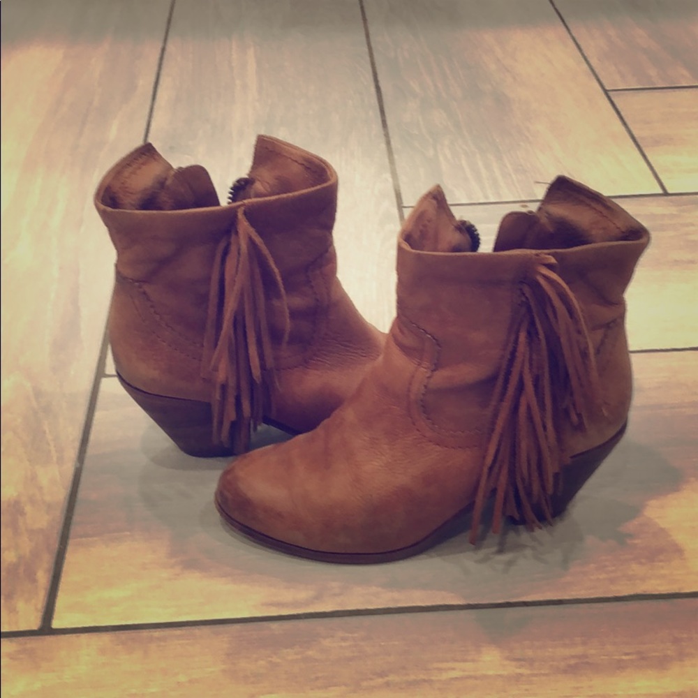 Sam Eldelman Booties with fringe